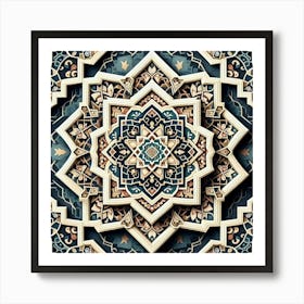 Islamic Mandala Art Print