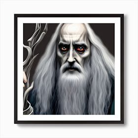 Evil Wizard Art Print