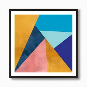 Geometric and colorful 6 Art Print