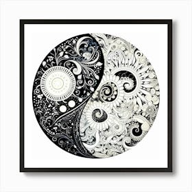 Yin Yang 48 Art Print