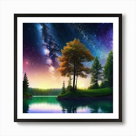 Galaxy Wallpaper 26 Art Print