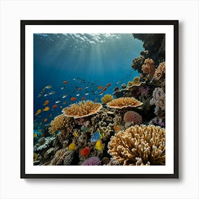 Coral Reef 1 Art Print