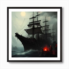 Pirates at war Art Print