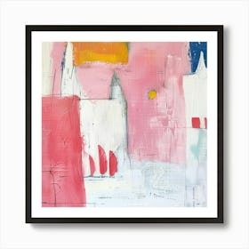 Pink City 6 Art Print