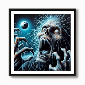 Scream Of The Devil Art Print