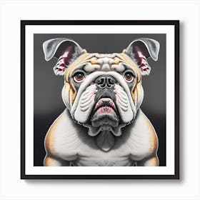 Bold Bulldog Art Print