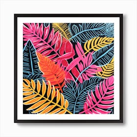 Tropical Leaves 3 Art Print