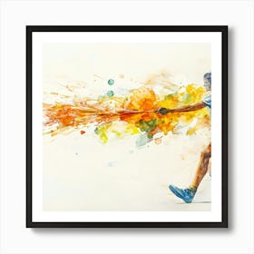 Tennis Player 4 Art Print