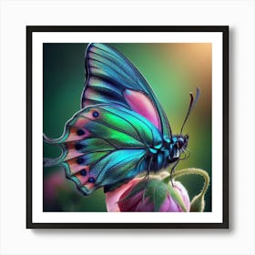 Butterfly Hd Wallpaper Art Print