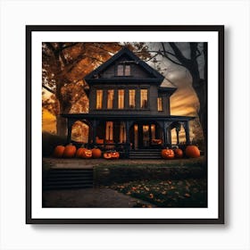 Haunted House 10 Art Print