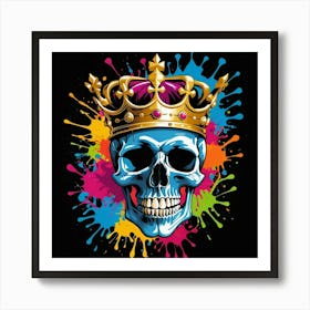 Graffiti Skull 5 Art Print