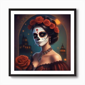 Day Of The Dead 2 Art Print