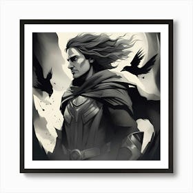 Raven 2 Art Print