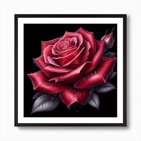 Red Rose 2 Art Print