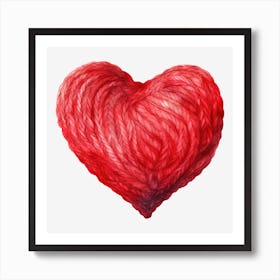 Heart Of Yarn 26 Art Print