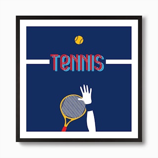 Tennis Art Print Art Print