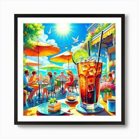 Iced Coffee 6 Art Print