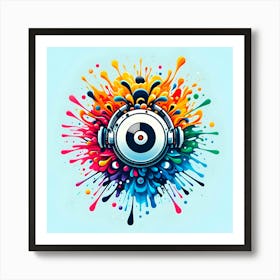 Colorful Dj 1 Art Print