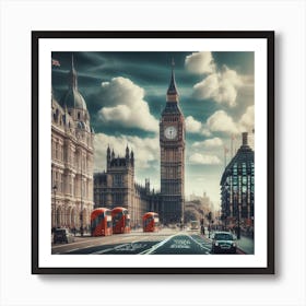 Big Ben In London 1 Art Print