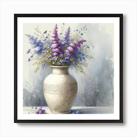 Flowers In A Vase 2 Art Print