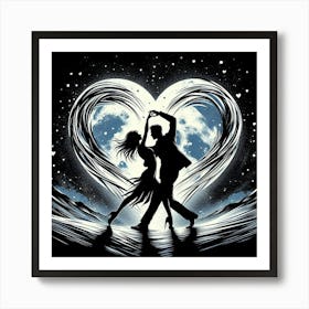 Happy couple 4 Art Print