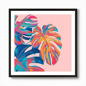 Tropical Leaves 16 Art Print