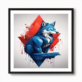 Fox Art Art Print