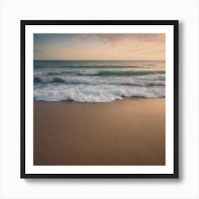 Sunset At The Beach Art Print