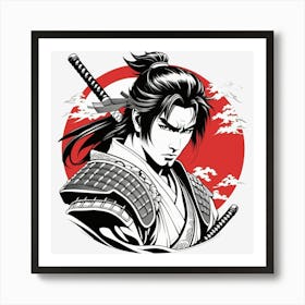 Samurai Warrior Art Print