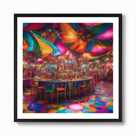 Candy world #2 Art Print