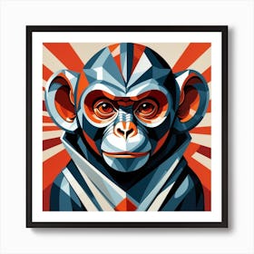 Monkey Art Print