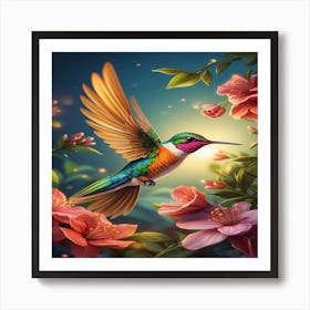 Hummingbird Art Print