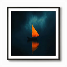 Sailboat On The Water Art Print