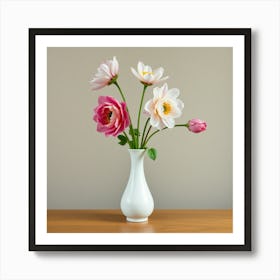 Flowers In A Vase 2 Art Print