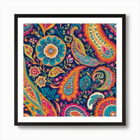 Paisley Pattern Art Print