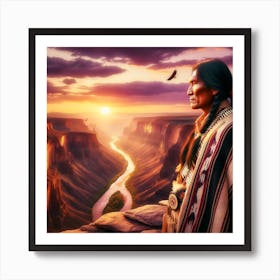 Native American Scenery 1 Art Print