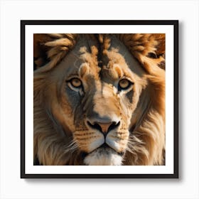 Lion Portrait Art Print