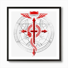 Hot Trend Fullmetal Alchemist Flamel (2) Art Print