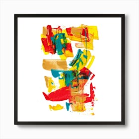 Modern Acrylic Painting, Contemporary Abstract Art Art Print