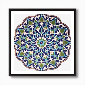 Persian Mandala Art Print