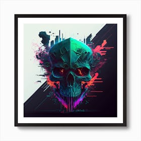 Digital Skull 1 Poster