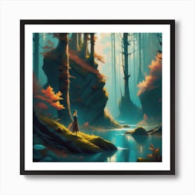 Rainforest Rhapsody Art Print