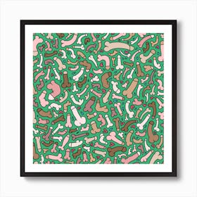 Willies green Art Print