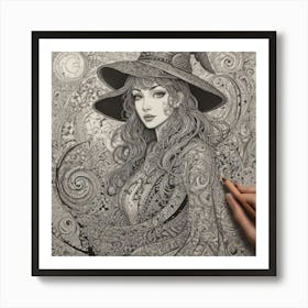 Witches Hat Art Print