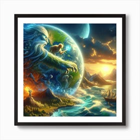 Earth Of The Gods Art Print