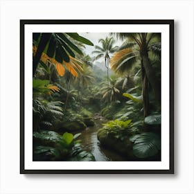 Tropical Rainforest Art Print