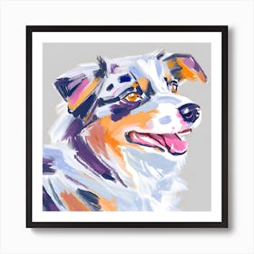 Australian Shepherd 03 Art Print