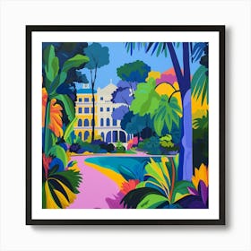 Colourful Gardens Kew Gardens Hillsborough Canada 1 Art Print