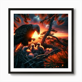 Feeding Time Art Print