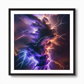 Lightning Storm 11 Art Print